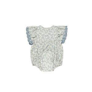 Rylee + Cru Kalea Romper in Blossom 3-6